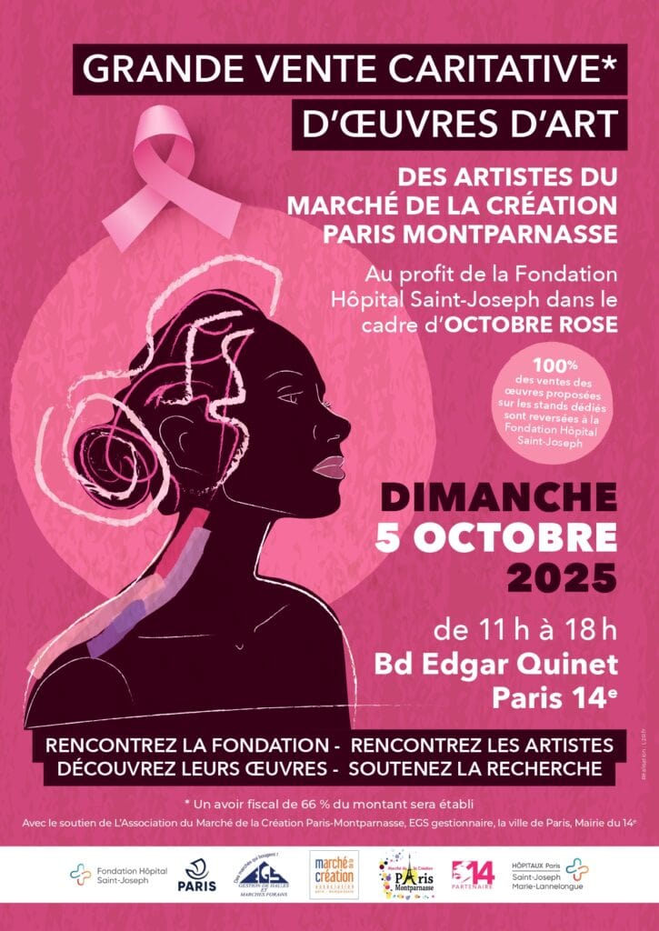 aff. octobre rose hd st 15 juillet page 0001 - Grande vente caritatif - Marché de la Création