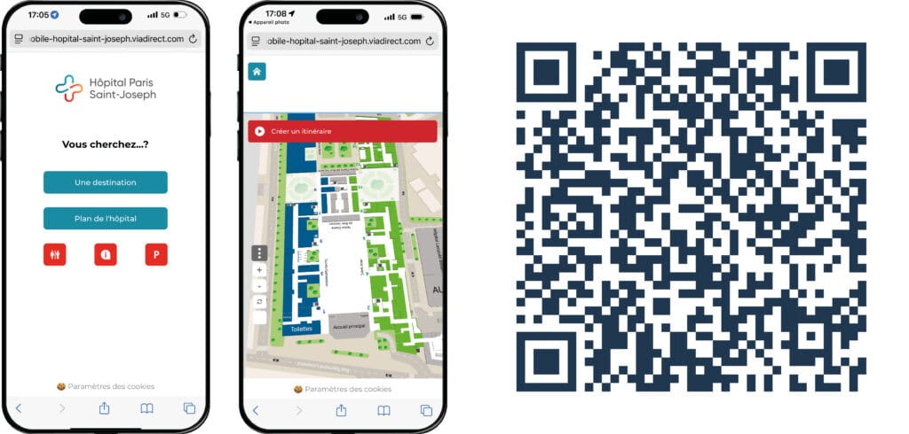 qrcode - L’Hôpital Paris Saint-Joseph déploie une nouvelle application de géolocalisation