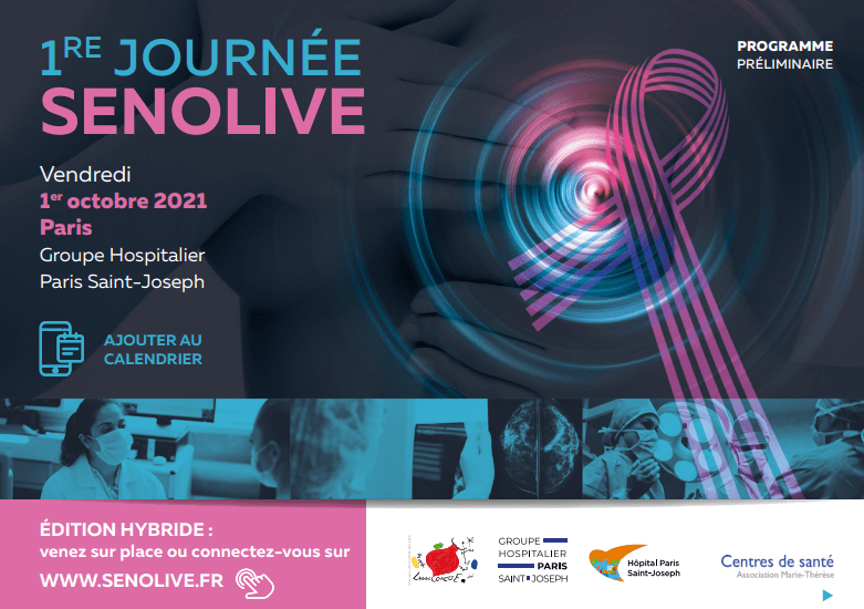 couv - Rejoignez-nous à la 1ère Journée SENOLIVE le 1er octobre !