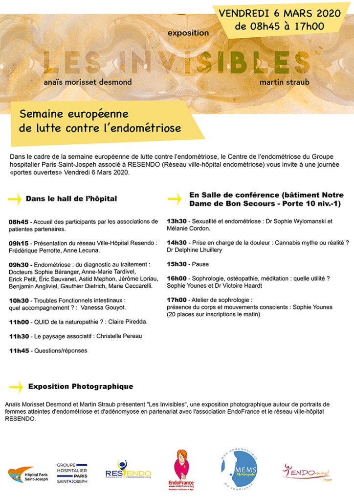 jpo endometriose 060320 - Semaine européenne de lutte contre l’endométriose 2020