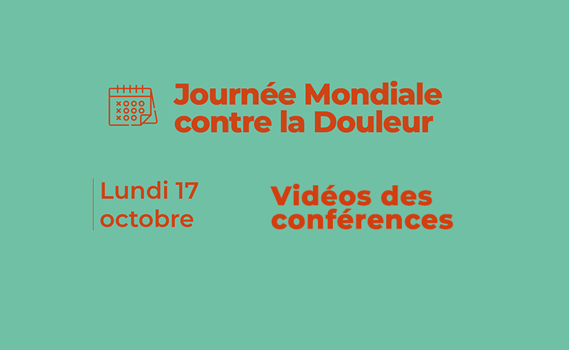 ecran de veille jpo douleur 2022 2 - Journée Mondiale contre la douleur : vidéos des conférences