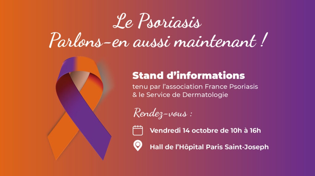 ecran de veille jpo psoriasis 2022 - Journée psoriasis - 14 octobre