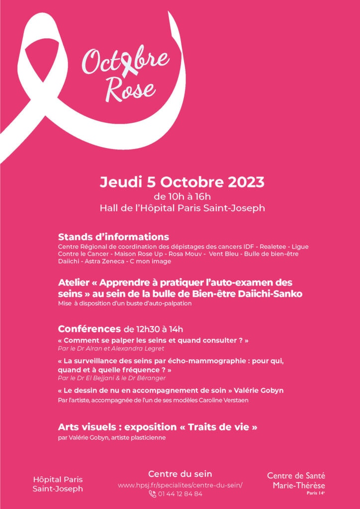 programme grand public octobre rose 2023 - Journée Portes Ouvertes - Octobre Rose