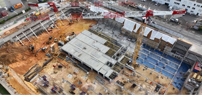 capture - Pose de la première pierre du futur Hôpital Marie-Lannelongue au Plessis-Robinson