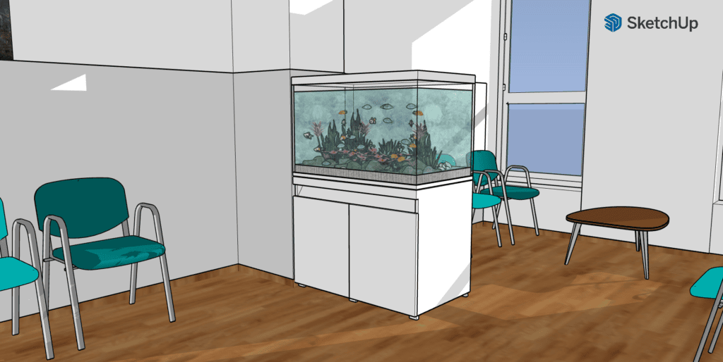attente rea aquarium 2 24 04 09 - Un aquarium pour les familles de nos patients
