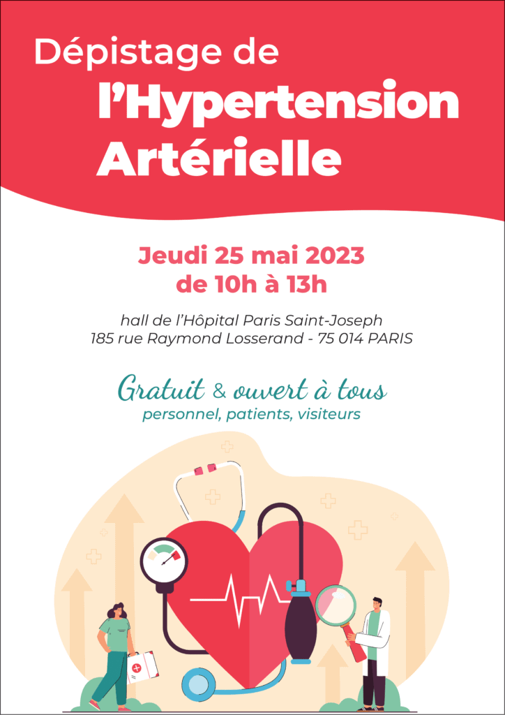 affiche depistage hta 25 mai 2023 1 - Journée de dépistage de l’Hypertension Artérielle