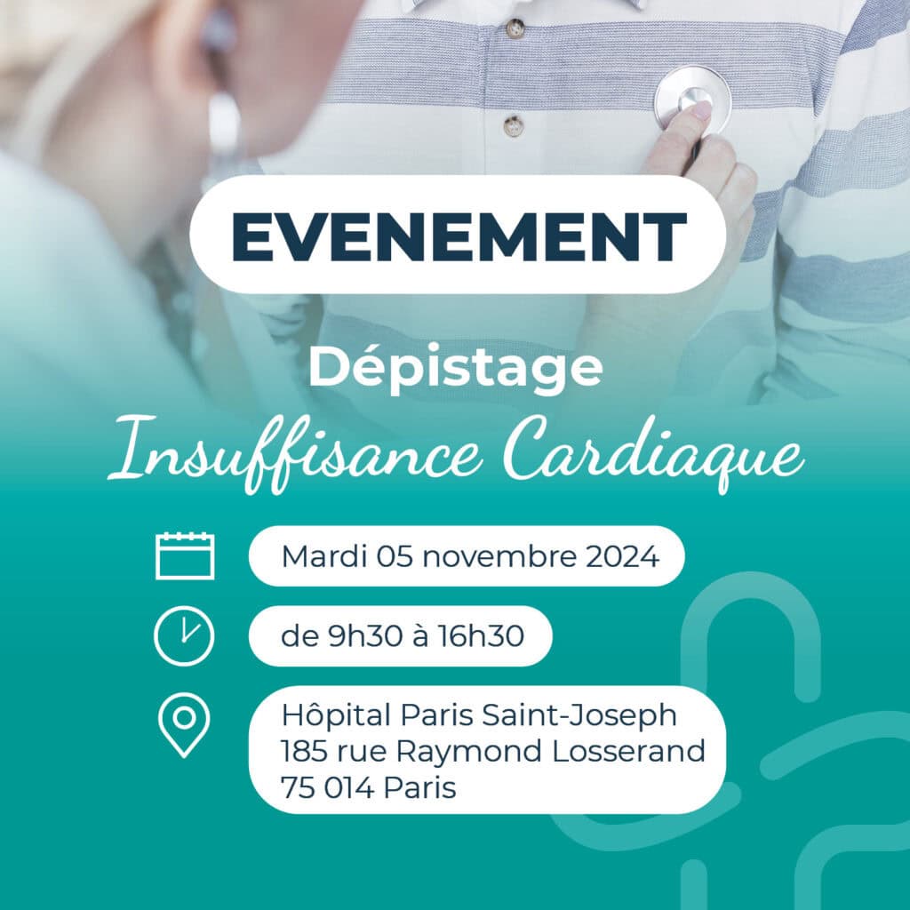 11 05 depistage de linsuffisance cardiaque - Journée de dépistage gratuit de l’insuffisance cardiaque
