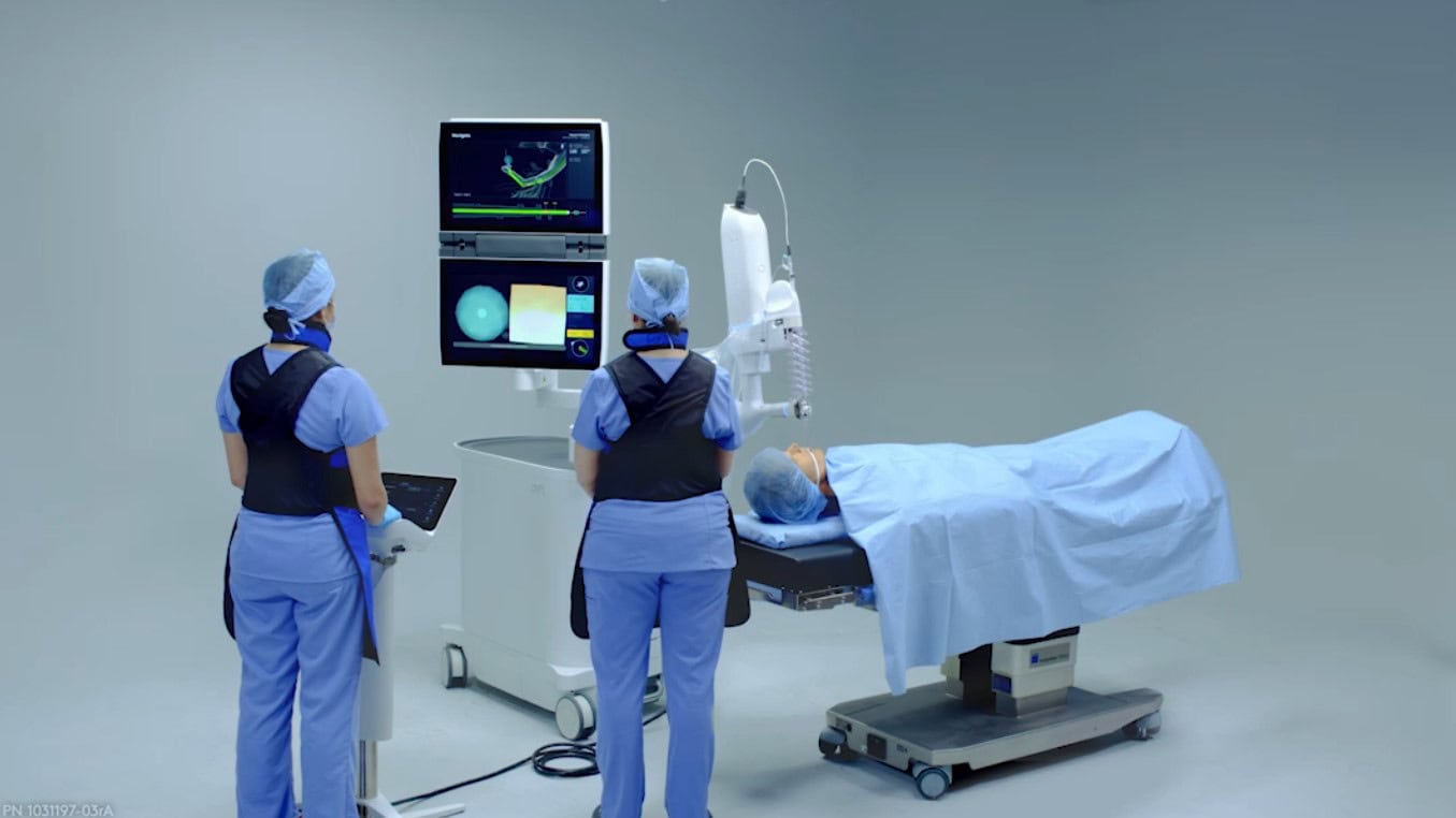 Une plateforme robotique ION pour la biopsie pulmonaire périphérique mini-invasive