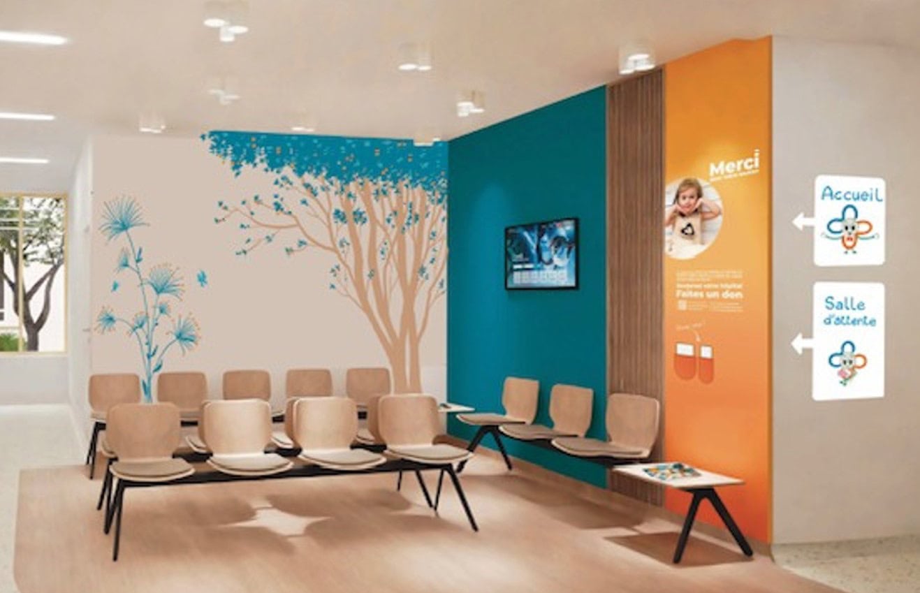 Des fresques thérapeutiques pour créer un univers ludique et décoratif pour nos jeunes patients