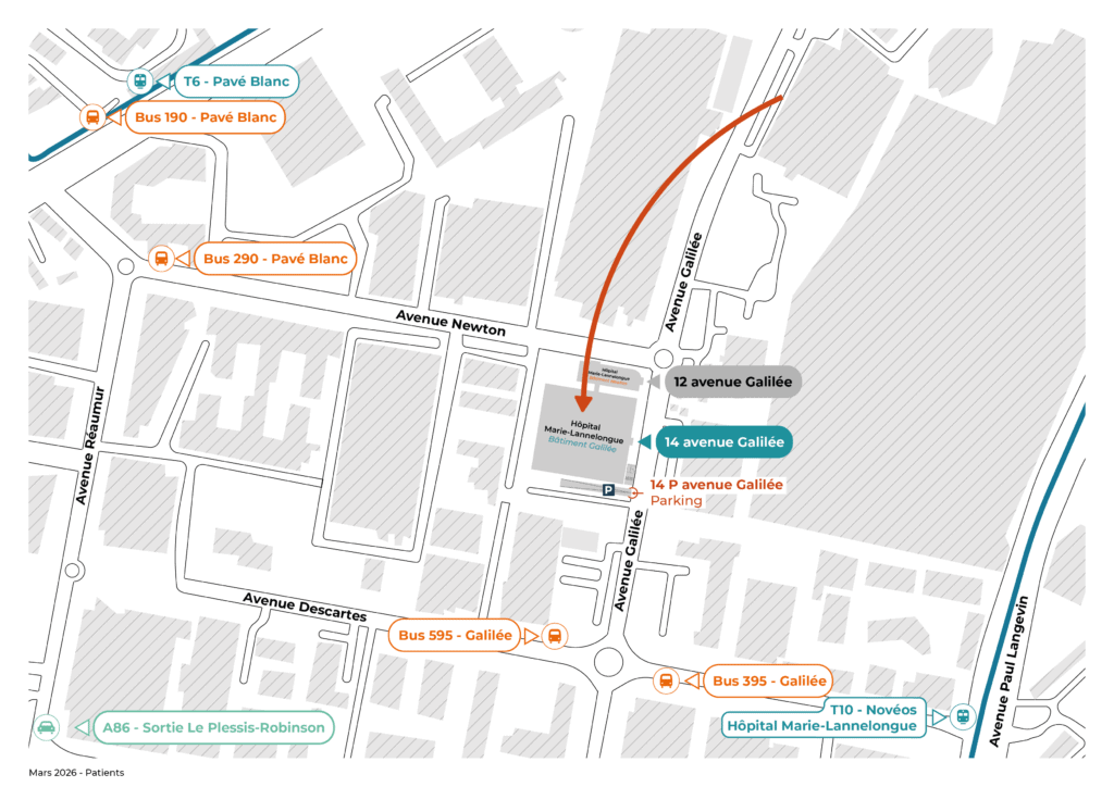 plan new hml transports 01 - Relocation of Marie-Lannelongue Hospital